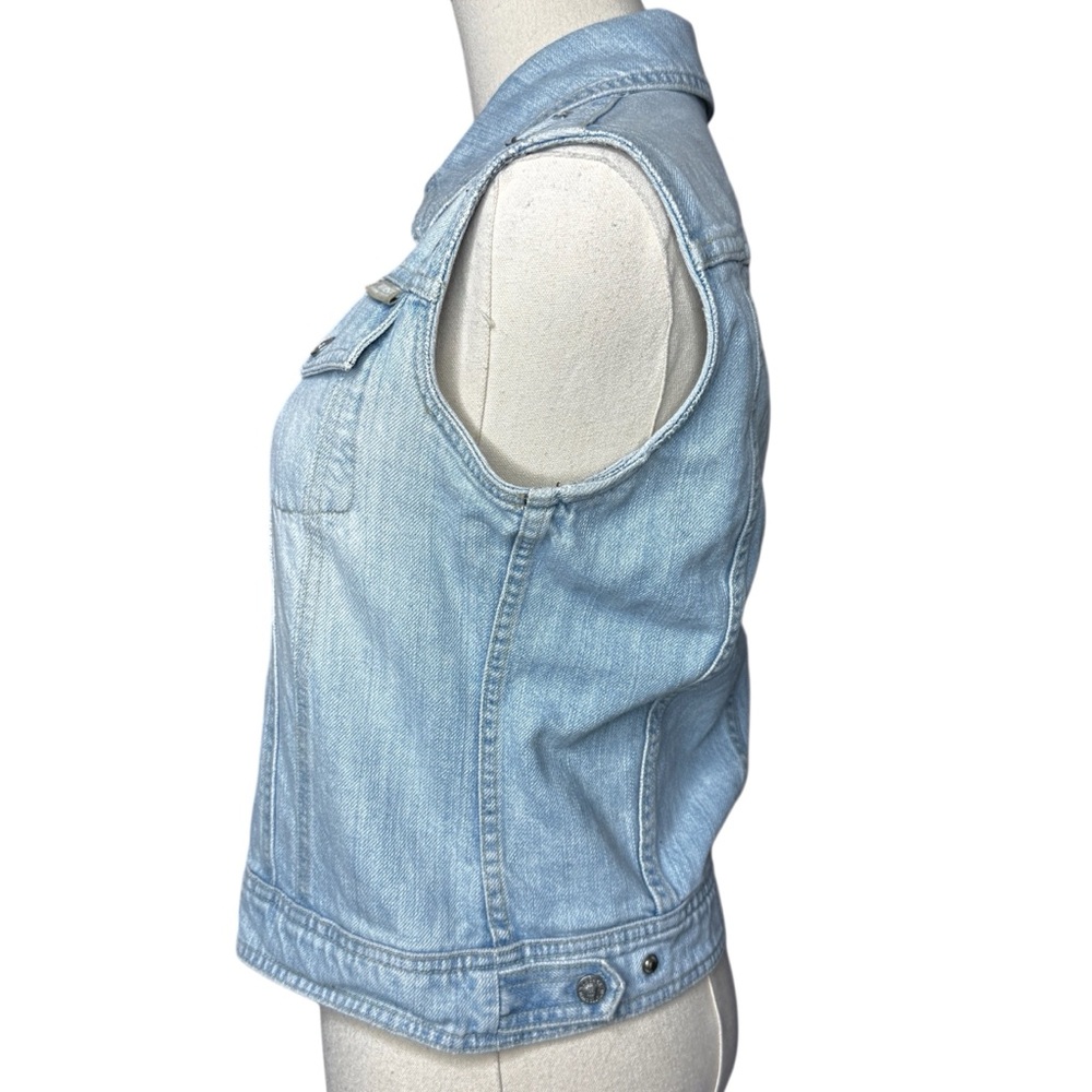 VERSACE‎ JEANS COUTURE Star Studded Vintage Denim Vest Italy Size Small - Picture 5 of 14